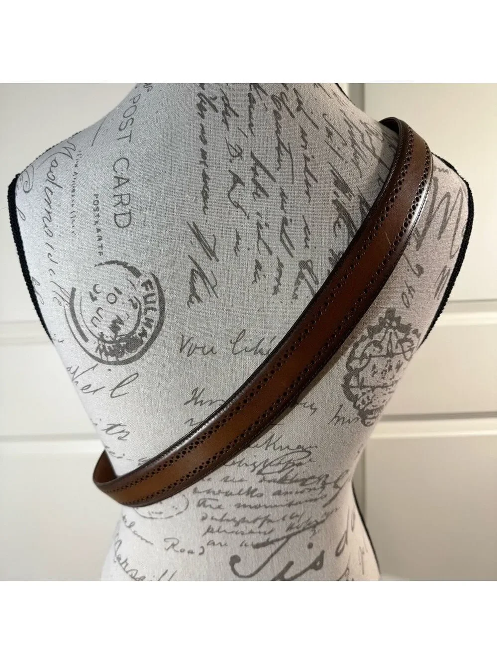 Allen Edmonds Brown Leather Belt 42